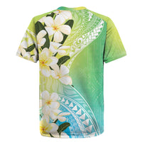 Aloha Hawaii Festive Rugby Jersey Frangipani Lace Classic - Summer Vibes
