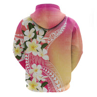 Aloha Hawaii Festive Hoodie Frangipani Lace Classic - Spring Vibes