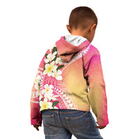 Aloha Hawaii Festive Kid Hoodie Frangipani Lace Classic - Spring Vibes