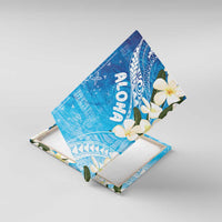 Aloha Hawaii Festive Canvas Wall Art Frangipani Lace Classic - Oceanic