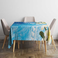 Aloha Hawaii Festive Tablecloth Frangipani Lace Classic - Oceanic