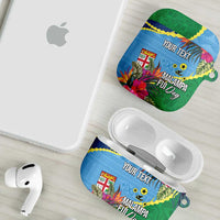 Personalized Malampa Fiji Day Together We Grow AirPods Case Special Tapa Mix - Polynesian Pride