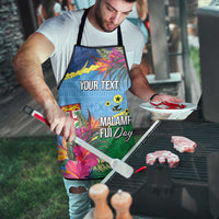 Personalized Malampa Fiji Day Together We Grow Apron Special Tapa Mix - Polynesian Pride
