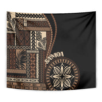 Samoa Siapo Motif Tapestry Classic Style - Black Ver LT7 - Polynesian Pride