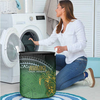 Cook Islands Rugby Kuki Avaiki Laundry Basket Tribal Turtle LT7 - Polynesian Pride