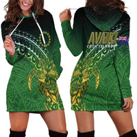 Cook Islands Rugby Kuki Avaiki Hoodie Dress Tribal Turtle LT7 - Polynesian Pride