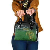 Cook Islands Rugby Kuki Avaiki Shoulder Handbag Tribal Turtle - Polynesian Pride