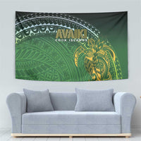 Cook Islands Rugby Kuki Avaiki Tapestry Tribal Turtle LT7 - Polynesian Pride