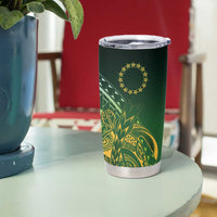 Cook Islands Rugby Kuki Avaiki Tumbler Cup Tribal Turtle LT7 - Polynesian Pride