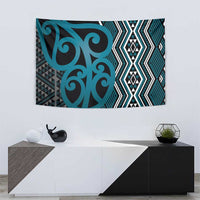 Maori Taniko Patterns Tapestry Azure Patiki Motifs Mix Whakairo Ngaru