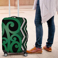 Maori Taniko Patterns Luggage Cover Pounamu Patiki Motifs Mix Whakairo Ngaru