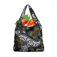 Aotearoa Takatapui Pride Grocery Bag Rainbow Butterfly - Free To Love