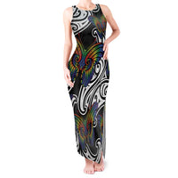 Aotearoa Takatapui Pride Tank Maxi Dress Rainbow Butterfly - Free To Love
