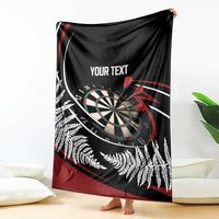 New Zealand Darts Personalised Blanket Silver Fern Dynamic