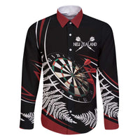 New Zealand Darts Personalised Family Matching Puletasi and Hawaiian Shirt Silver Fern Dynamic