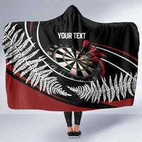 New Zealand Darts Personalised Hooded Blanket Silver Fern Dynamic