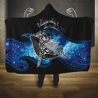 Maori Matariki Te Araroa Paikea Starry Hooded Blanket Tangaroa Whakatauki