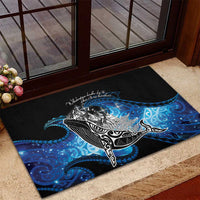Maori Matariki Te Araroa Paikea Starry Rubber Doormat Tangaroa Whakatauki