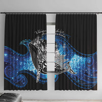 Maori Matariki Te Araroa Paikea Starry Window Curtain Tangaroa Whakatauki