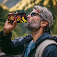 Personalized Papua New Guinea Milne Bay 4 in 1 Can Cooler Tumbler Bagi Necklace Mix Lime Pot Grunge