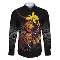 Personalized Papua New Guinea Milne Bay Family Matching Mermaid Dress and Hawaiian Shirt Bagi Necklace Mix Lime Pot Grunge