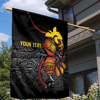 Personalized Papua New Guinea Milne Bay Garden Flag Bagi Necklace Mix Lime Pot Grunge