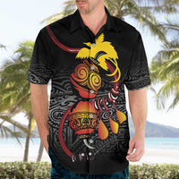 Personalized Papua New Guinea Milne Bay Hawaiian Shirt Bagi Necklace Mix Lime Pot Grunge