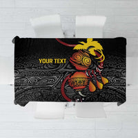 Personalized Papua New Guinea Milne Bay Tablecloth Bagi Necklace Mix Lime Pot Grunge