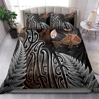 Aotearoa Maori - Australia Indigenous Bedding Set Koiri Whakairo Mix Aboriginal Art - Polynesian Pride