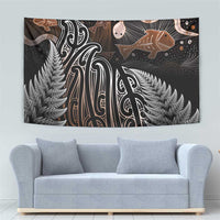 Aotearoa Maori - Australia Indigenous Tapestry Koiri Whakairo Mix Aboriginal Art - Polynesian Pride