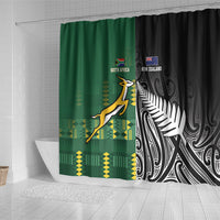 Rugby South Africa New Zealand Greatest Rivals Shower Curtain Tribal Motifs LT7 - Polynesian Pride