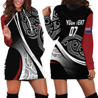 Aotearoa Maori Rugby Custom Hoodie Dress Kapa O Pango LT7 - Polynesian Pride