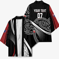 Aotearoa Maori Rugby Custom Kimono Kapa O Pango LT7 - Polynesian Pride