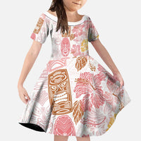 Christmas Aloha Hawaii Tiki Family Matching Summer Maxi Dress and Hawaiian Shirt Hibiscus Spring Colors - Polynesian Pride