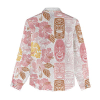 Christmas Aloha Hawaii Tiki Women Casual Shirt Hibiscus Spring Colors - Polynesian Pride