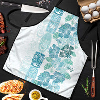 Christmas Aloha Hawaii Tiki Apron Hibiscus Summer Colors - Polynesian Pride