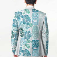Christmas Aloha Hawaii Tiki Blazer Hibiscus Summer Colors - Polynesian Pride