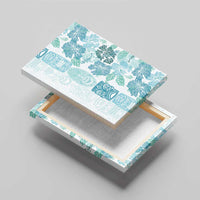 Christmas Aloha Hawaii Tiki Canvas Wall Art Hibiscus Summer Colors - Polynesian Pride