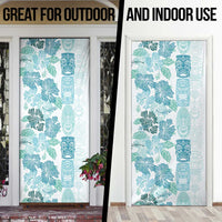 Christmas Aloha Hawaii Tiki Door Cover Hibiscus Summer Colors - Polynesian Pride