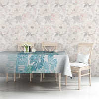 Christmas Aloha Hawaii Tiki Tablecloth Hibiscus Summer Colors - Polynesian Pride