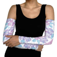 Christmas Aloha Hawaii Tiki Arm Sleeves Hibiscus Winter Colors - Polynesian Pride
