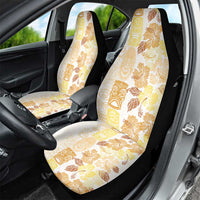 Christmas Aloha Hawaii Tiki Car Seat Cover Hibiscus Autumn Colors - Polynesian Pride