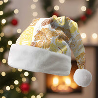 Christmas Aloha Hawaii Tiki Christmas Santa Hat Hibiscus Autumn Colors - Polynesian Pride