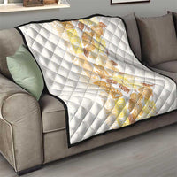 Christmas Aloha Hawaii Tiki Quilt Hibiscus Autumn Colors - Polynesian Pride