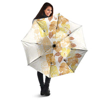 Christmas Aloha Hawaii Tiki Umbrella Hibiscus Autumn Colors - Polynesian Pride