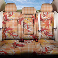 Orange Palaka Hawaii Aloha Back Car Seat Cover Koi Pond Mix Japanese Maple - Polynesian Pride