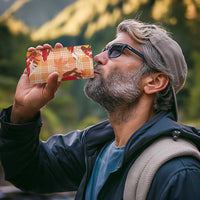Orange Palaka Hawaii Aloha 4 in 1 Can Cooler Tumbler Koi Pond Mix Japanese Maple - Polynesian Pride