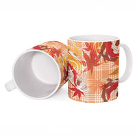 Orange Palaka Hawaii Aloha Ceramic Mug Koi Pond Mix Japanese Maple - Polynesian Pride