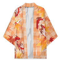 Orange Palaka Hawaii Aloha Kimono Koi Pond Mix Japanese Maple - Polynesian Pride