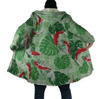 Lime Palaka Hawaii Aloha Cloak Koi Pond Mix Monstera - Polynesian Pride